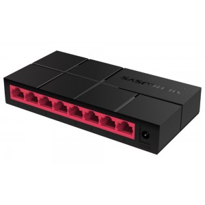 SWITCH 8 porturi GIGABIT 10/100/1000MBps, Mercusys desktop switch, MS108G